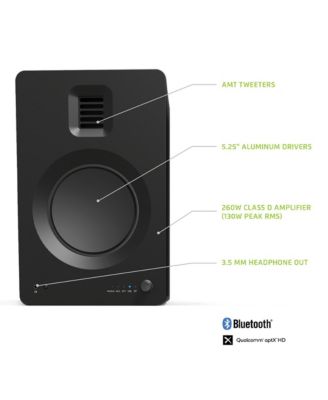 TUK Premium Powered Bookshelf Speakers - Pair