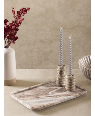Clover Beige Marble Tray