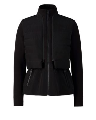 Priscilla 3-in-1 Mixed Media Light Down Jacket