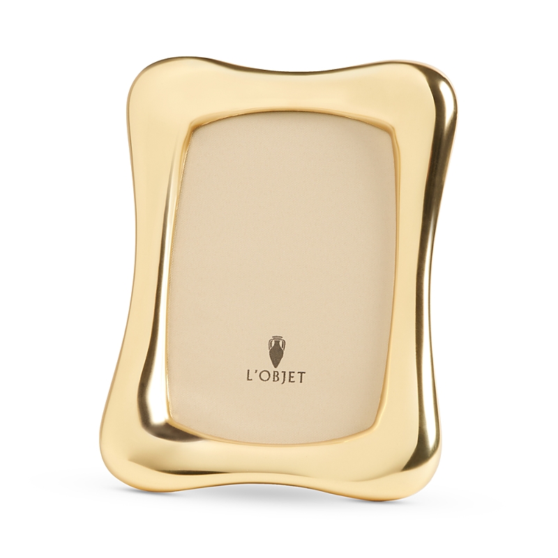 L'objet Anton Picture Frame, Gold Tone, 4 X 6 In Gold