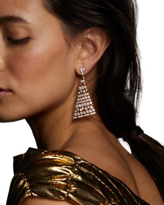 Luxor Triangle Drop Earrings