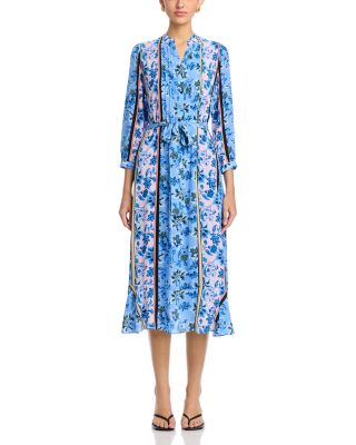 The Mila Twilight Striped Printed Dress