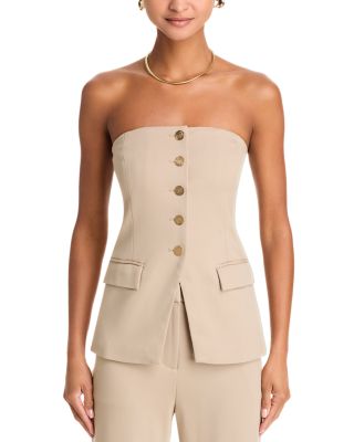 Knit Strapless Vest - Exclusive