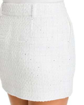 Daphne Tweed Mini Skirt