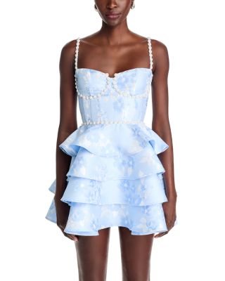 Luciana Embellished Mini Dress