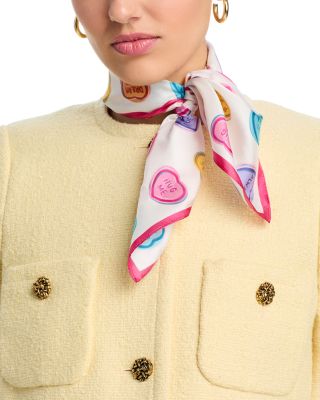 Echo - Conversational Heart Silk Scarf