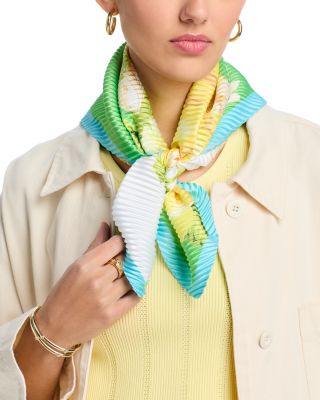 Echo - Sunshine Garden Pleated Diamond Scarf