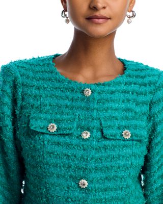 Flap Pocket Tweed Blazer - Exclusive