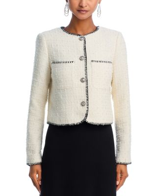 Tweed Whip Stitch Blazer - Exclusive