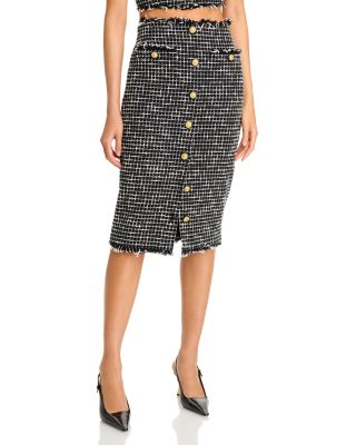 L'AGENCE - Tai Tweed Midi Skirt