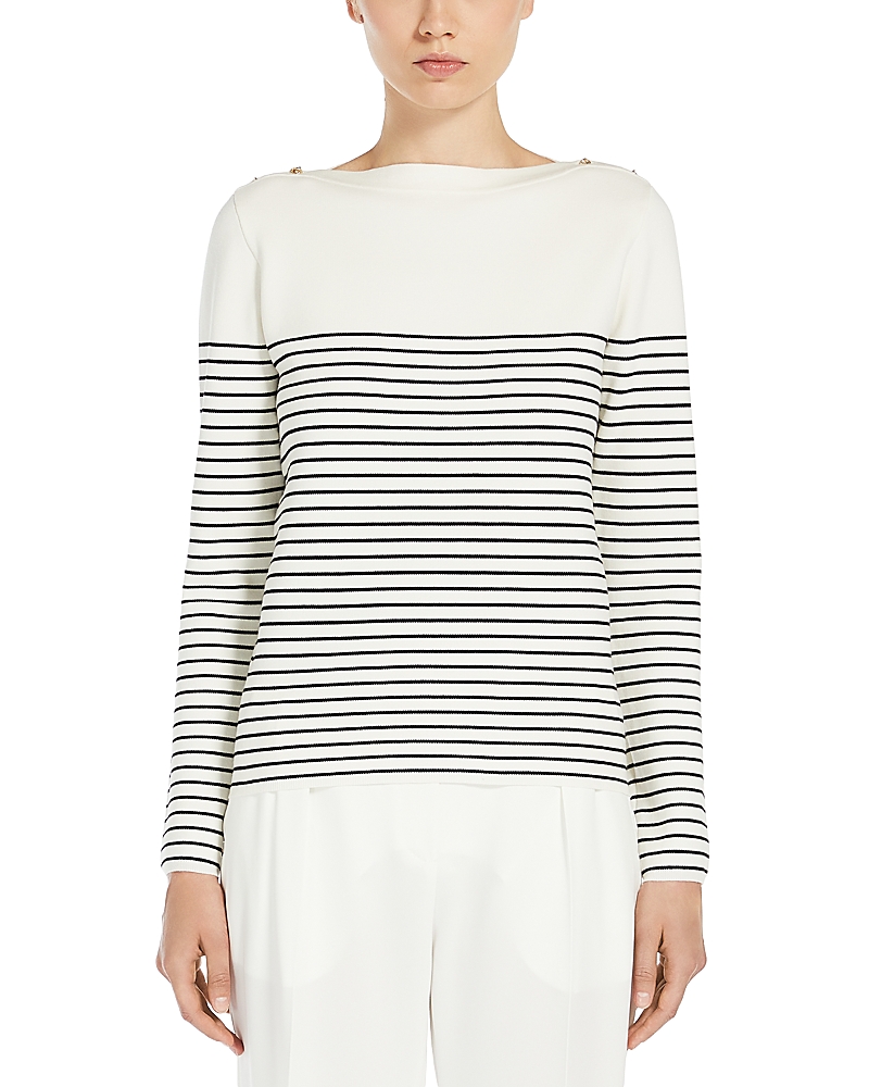 Shop Max Mara Papilla Sweater In White