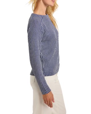 Zig Zag Striped Sweater  