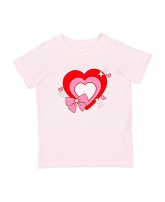  Bow Love Valentine's Day Short Sleeve T-Shirt - Baby