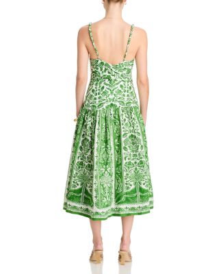 Delicate Tapestry Midi Dress