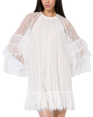 Alice and Olivia - Delia Ruffle Angel Sleeve Dress