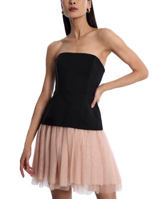BCBGMAXAZRIA BCBG Strapless Tutu Dress | Bloomingdale's