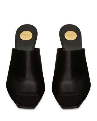 【関税込み】saint laurent JILL' MULES SAINT LAURENT Jill leather mules | NET-A-PORTER