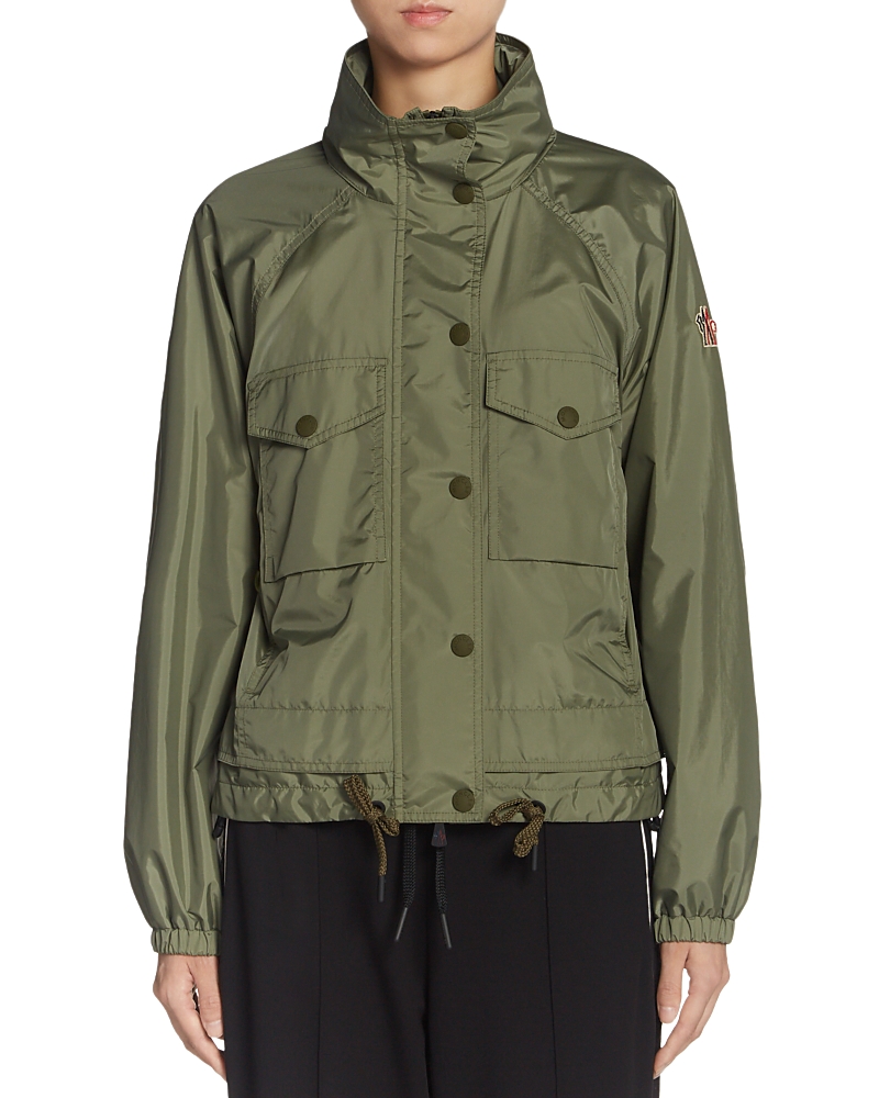 Moncler Nor Hooded Jacket Green In Green