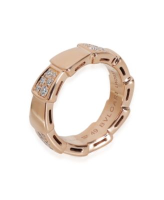 Serpenti 18k Rose Gold Fashion Ring