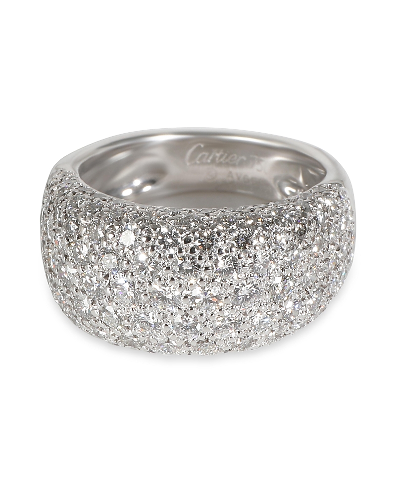 Pre-Owned Cartier Vintage 18k White Gold Fashion Ring