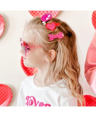 Girls' Lover Babe Valentine's Day Clip Set - Little and Big Kid