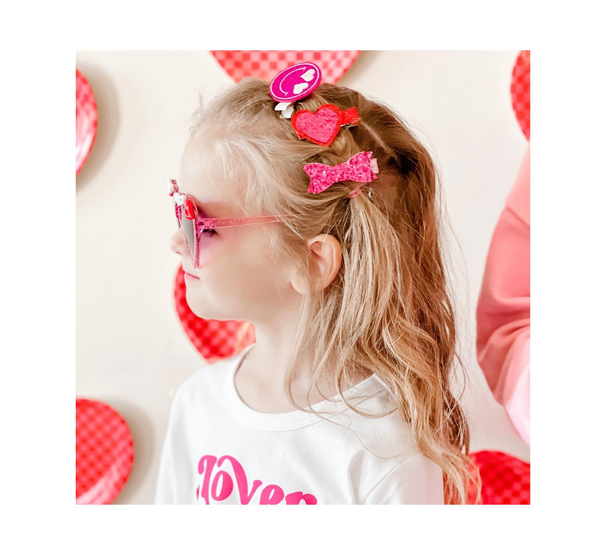 Girls' Lover Babe Valentine's Day Clip Set - Little and Big Kid — Image 3