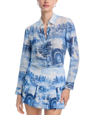 Alice and Olivia - Willa Silk Shirt
