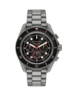 Michael Kors - Maritime Chronograph Gunmetal Stainless Steel Watch, 45mm
