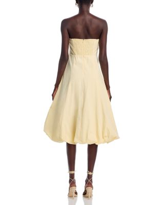 Strapless Midi Bubble Dress - Exclusive 