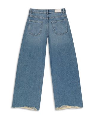 Girls' Nini Wide Leg Jeans in River Bank  - Big Kid