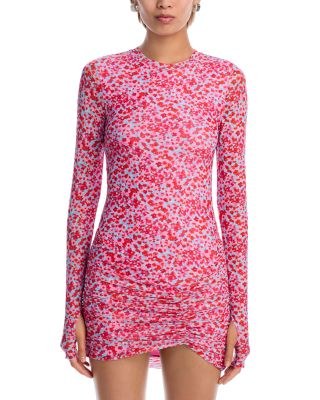 AFRM Mirza Ruched Mini Dress | Bloomingdale's Women
