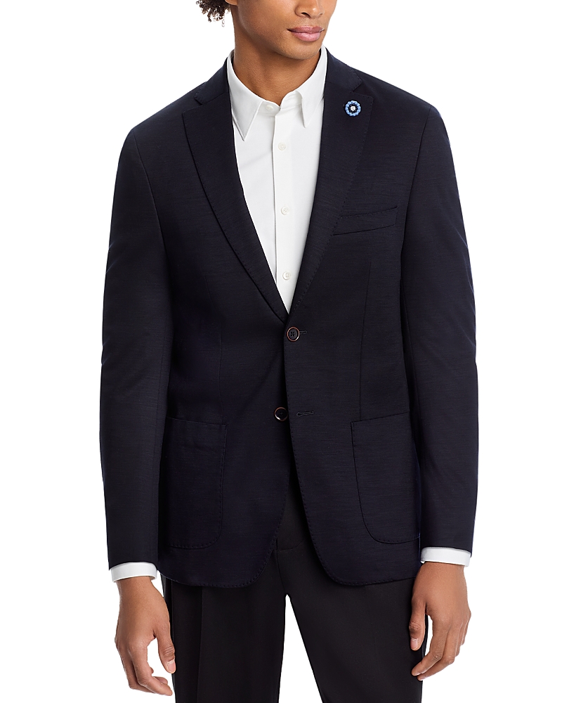 Hart Schaffner Marx New York Soft Knit Regular Fit Sport Coat In Navy