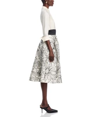 Floral Embroidered Shirt Dress