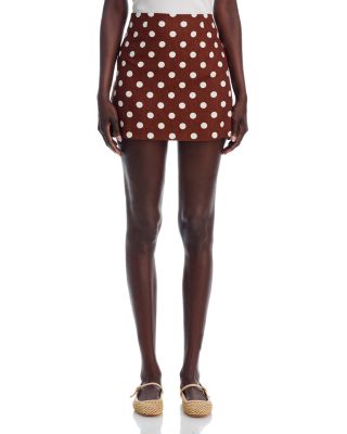 Elle Linen Blend Mini Skirt