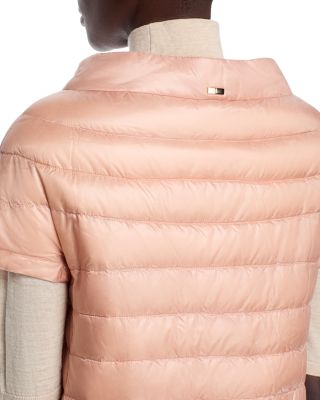 Iconico Greta Cap Sleeve Puffer Coat