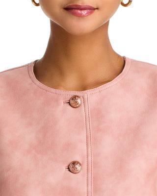 Lyles Faux Leather Jacket