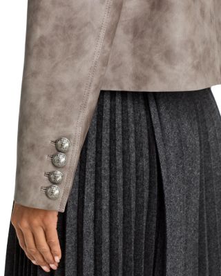 Lyles Faux Leather Jacket