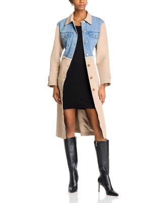 STEVE MADDEN - Soraya Mixed Media Coat