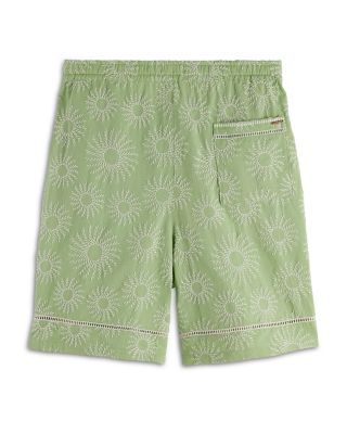 Embroidered 7.87&amp;quot; Bermuda Shorts