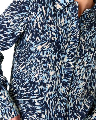 Leopard Swirl Print Shirt