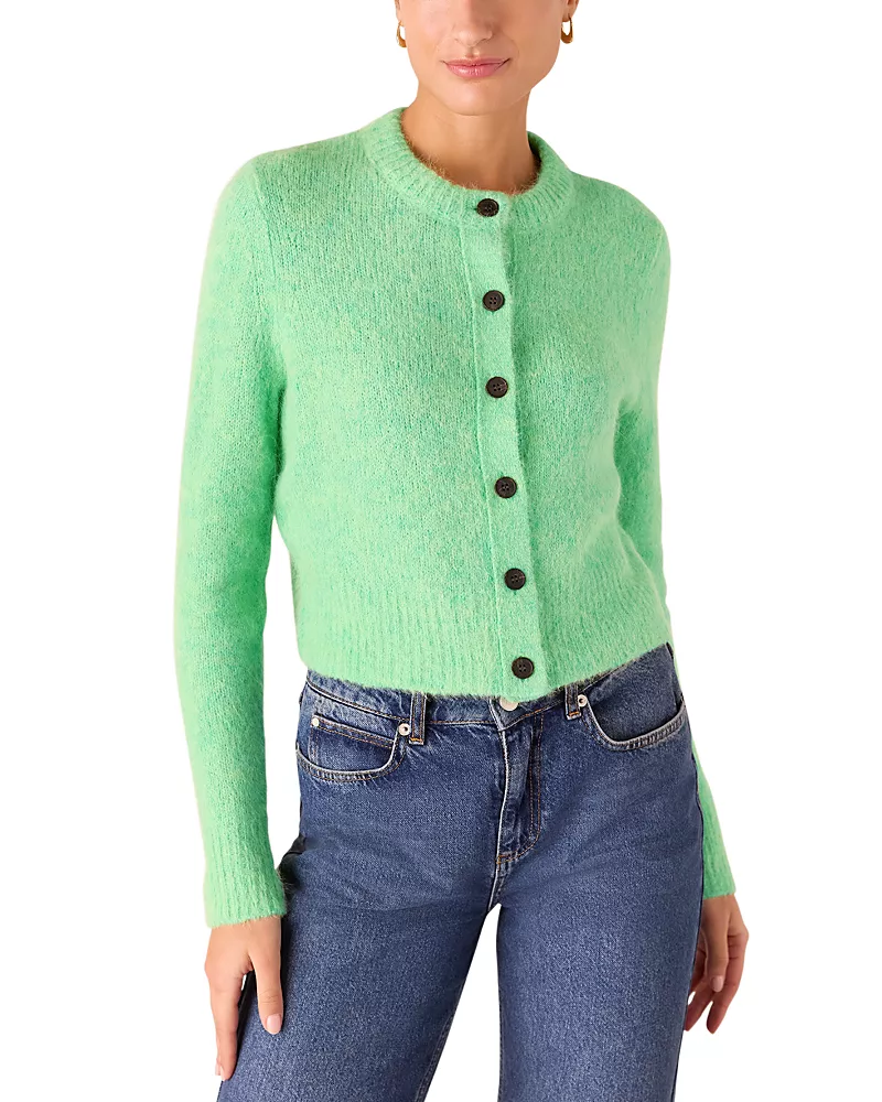 Whistles Cropped Cardigan Sweater