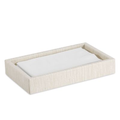 Reed Linen Towel Tray