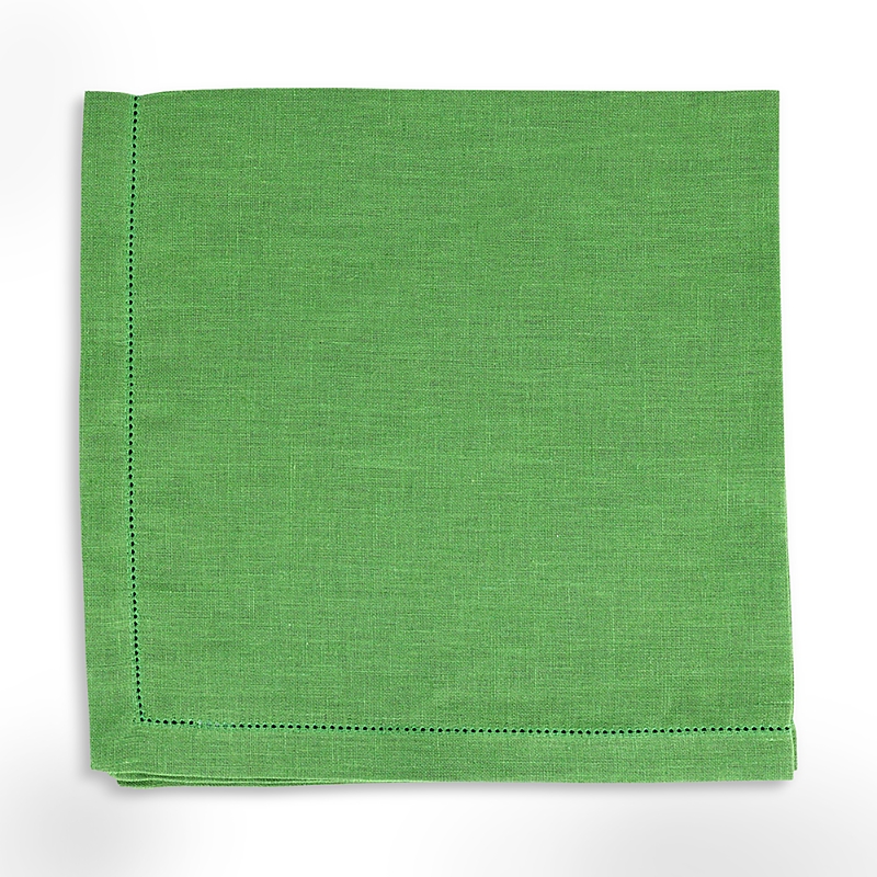 Vietri Tessuti Linen Napkins, Set Of 4 In Green