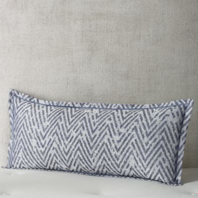 Distressed Chevron Decorative Pillow, 14&amp;quot; x 36&amp;quot; - Exclusive