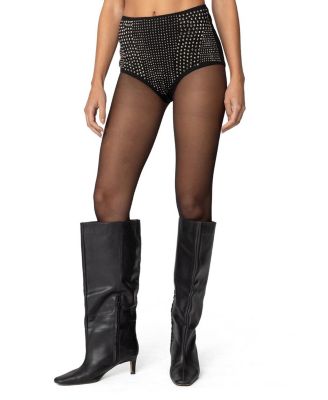 Rhinestone Micro Shorts