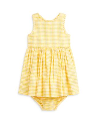 Ralph Lauren - Girls' Gingham Seersucker Dress & Bloomer - Baby