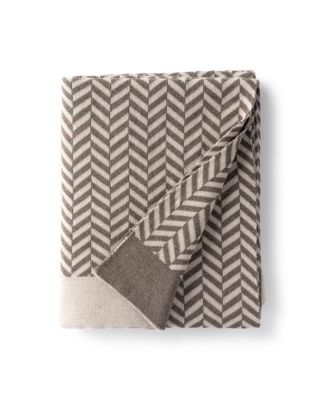 Zima Herringbone Throw Blanket