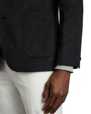 Patch Single Breasted Two Button Gilet Insert Blazer