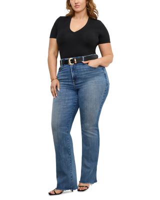 Soft Tech Good Classic High Rise Bootcut Jeans in Indigo 863