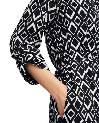 Cali Printed Button Front Dress